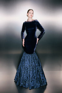 fitted peplum dress PEPLUM NOIR GOWN | CULT MIA